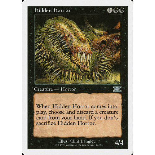 Hidden Horror - 6ED