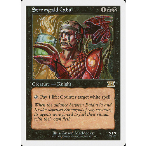 Stromgald Cabal - 6ED