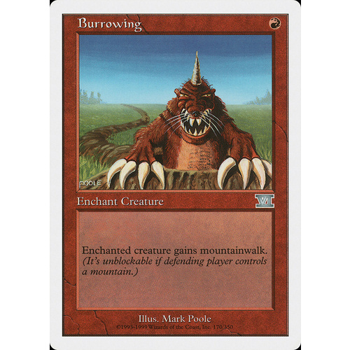 Burrowing - 6ED