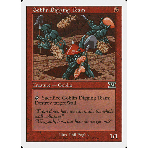 Goblin Digging Team - 6ED