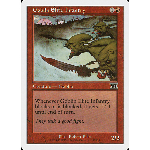 Goblin Elite Infantry - 6ED