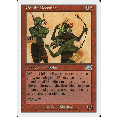 Goblin Recruiter - 6ED