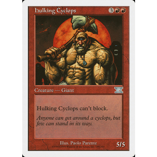 Hulking Cyclops - 6ED