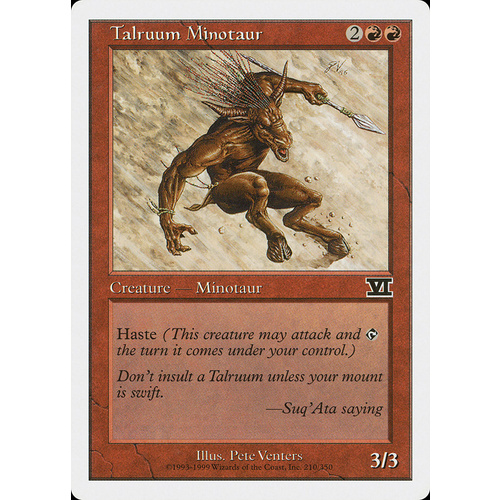Talruum Minotaur - 6ED