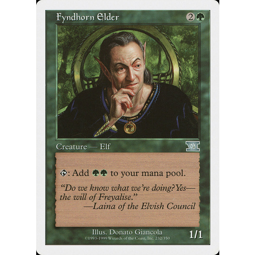 Fyndhorn Elder - 6ED