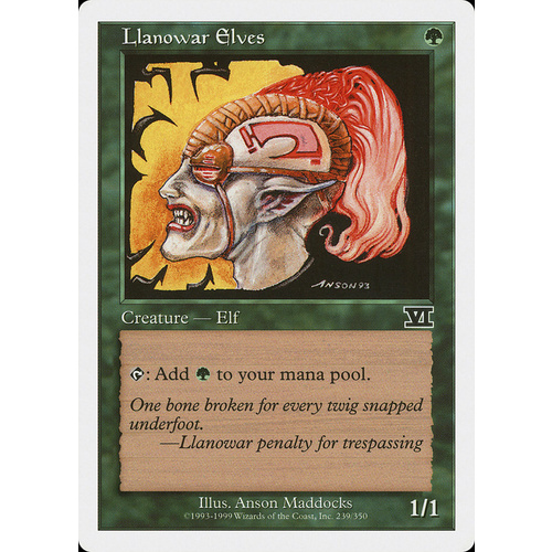Llanowar Elves - 6ED