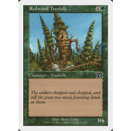 Redwood Treefolk - 6ED