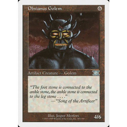 Obsianus Golem - 6ED