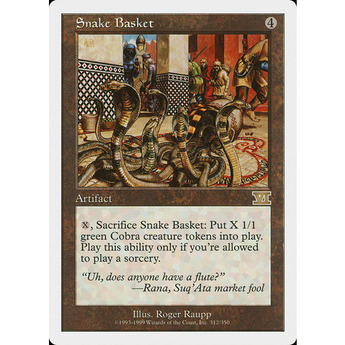 Snake Basket - 6ED