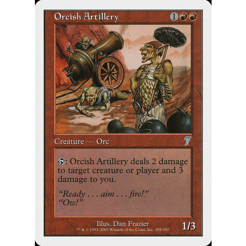 Orcish Artillery - 7ED