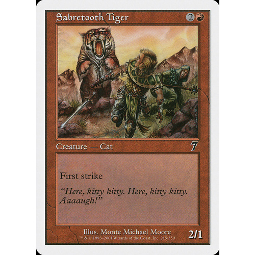 Sabretooth Tiger - 7ED