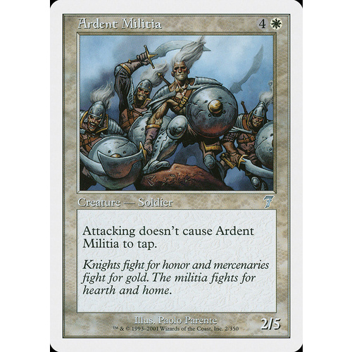 Ardent Militia FOIL - 7ED
