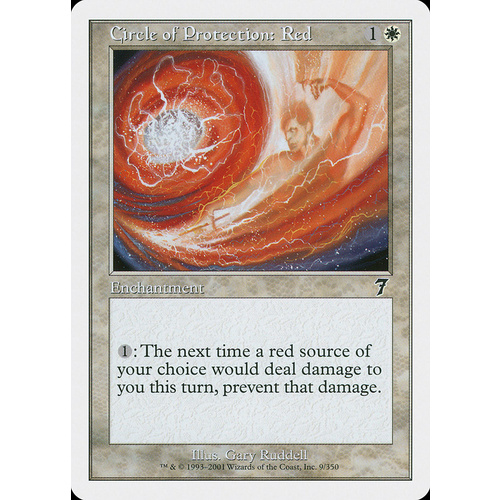 Circle of Protection: Red FOIL - 7ED