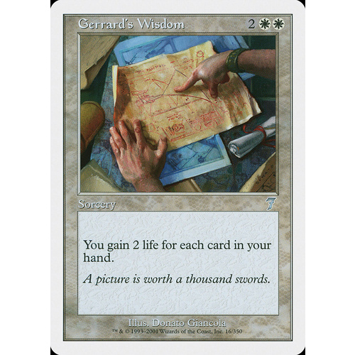 Gerrard's Wisdom FOIL - 7ED