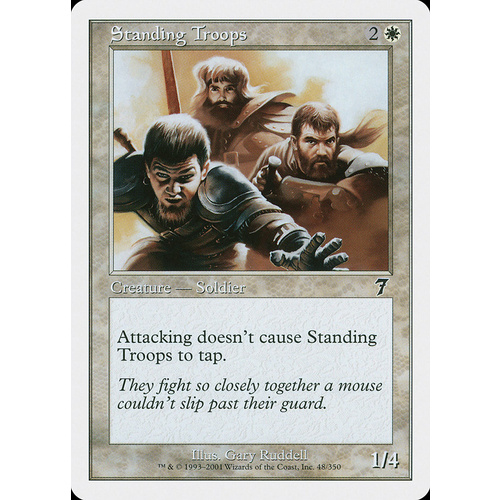 Standing Troops FOIL - 7ED