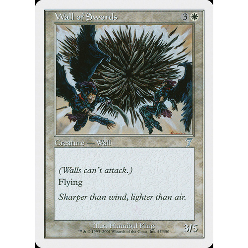 Wall of Swords FOIL - 7ED