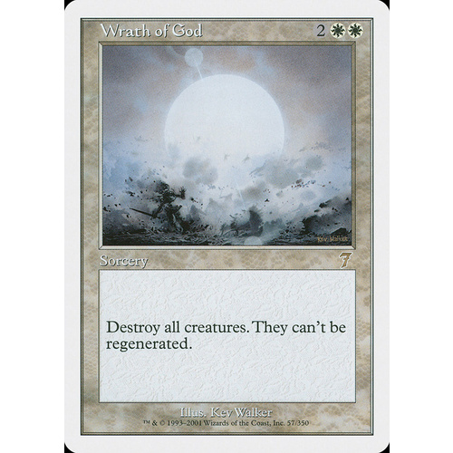 Wrath of God FOIL - 7ED