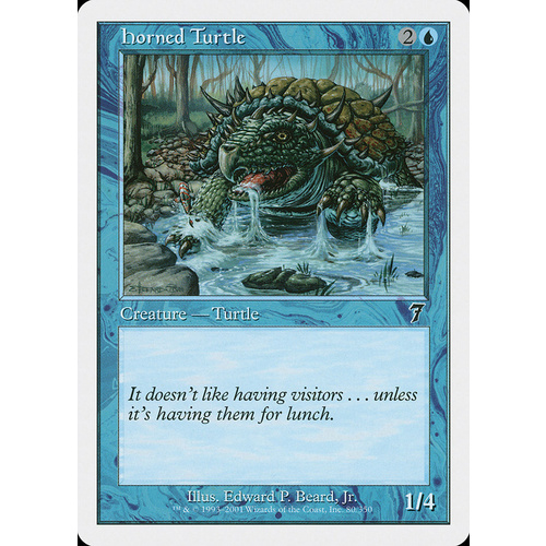Horned Turtle FOIL - 7ED