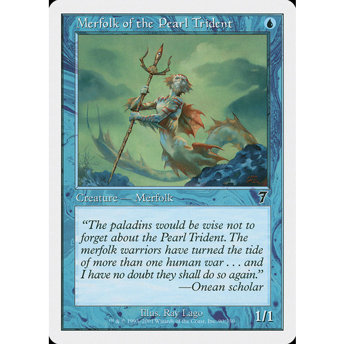 Merfolk of the Pearl Trident FOIL - 7ED
