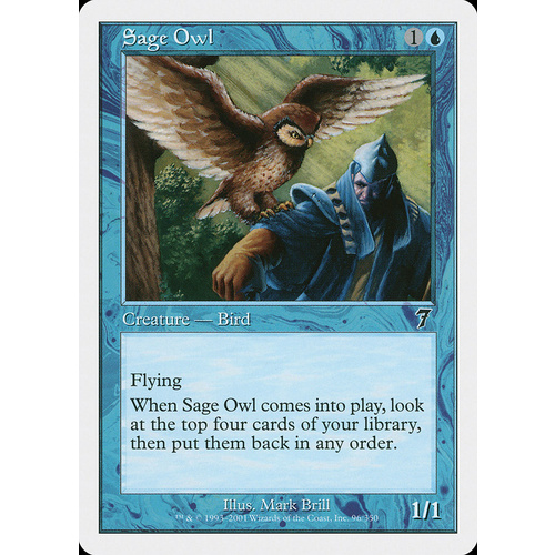Sage Owl FOIL - 7ED