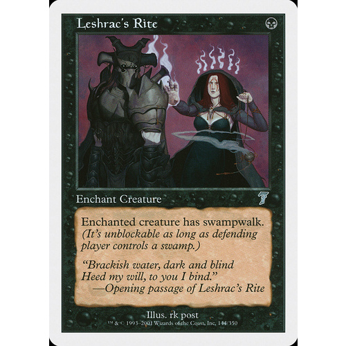 Leshrac's Rite FOIL - 7ED