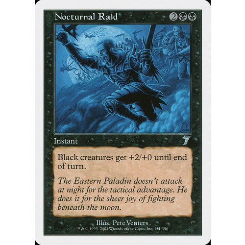 Nocturnal Raid FOIL - 7ED