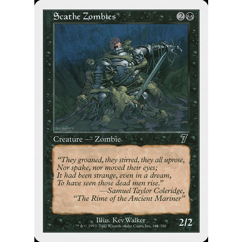 Scathe Zombies FOIL - 7ED