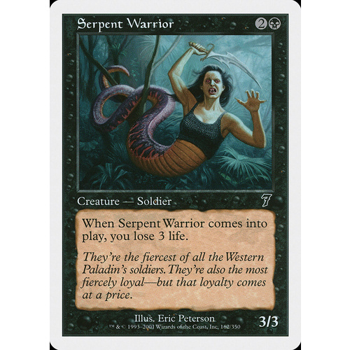 Serpent Warrior FOIL - 7ED