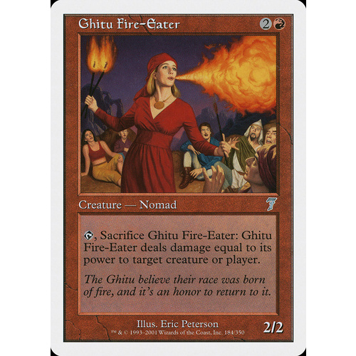 Ghitu Fire-Eater FOIL - 7ED