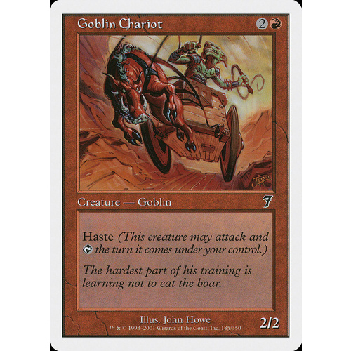 Goblin Chariot FOIL - 7ED