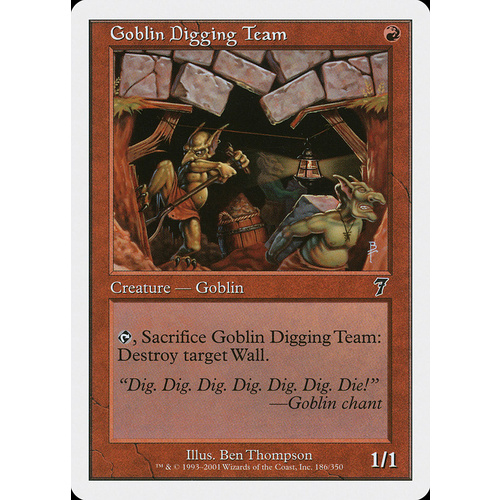 Goblin Digging Team FOIL - 7ED
