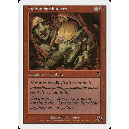 Goblin Spelunkers FOIL - 7ED