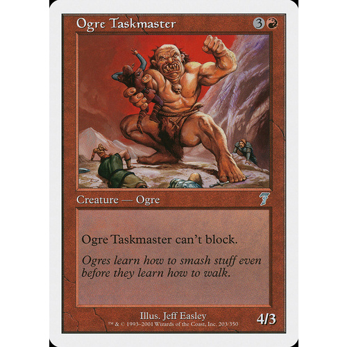 Ogre Taskmaster FOIL - 7ED