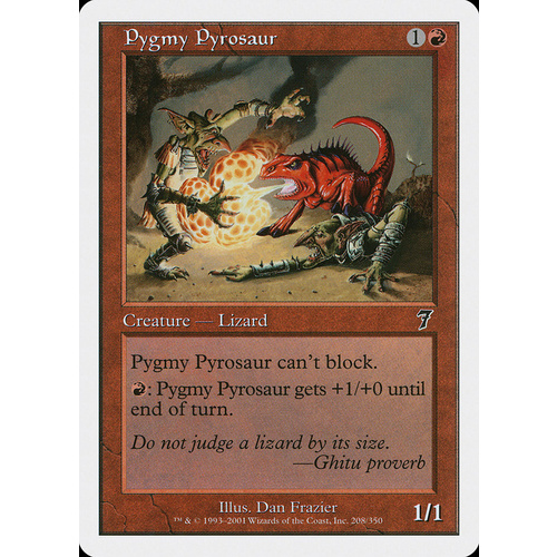 Pygmy Pyrosaur FOIL - 7ED