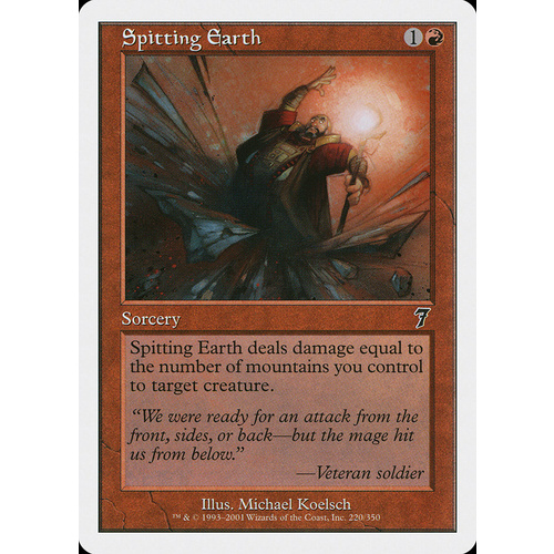 Spitting Earth FOIL - 7ED