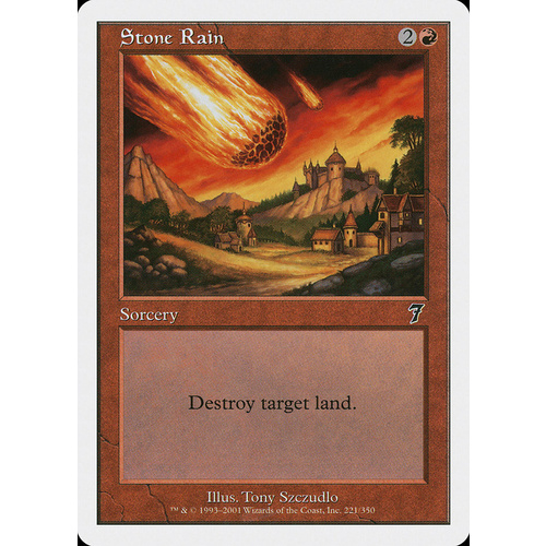 Stone Rain FOIL - 7ED