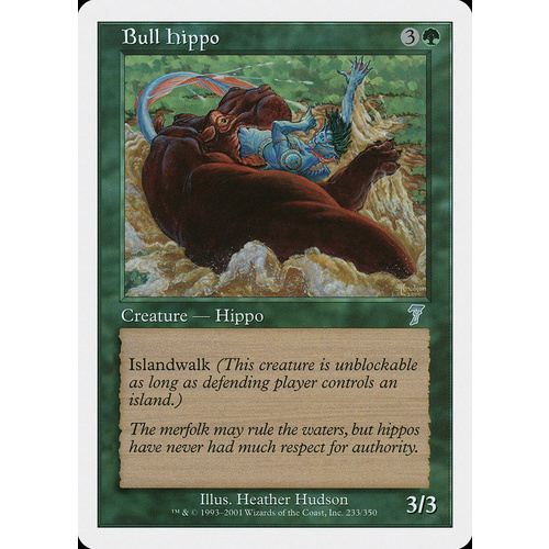 Bull Hippo FOIL - 7ED