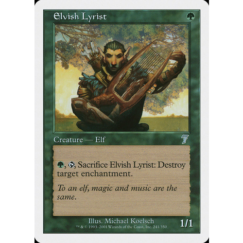 Elvish Lyrist FOIL - 7ED