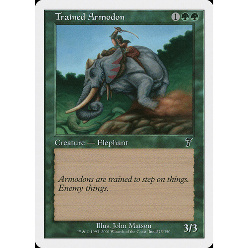 Trained Armodon FOIL - 7ED