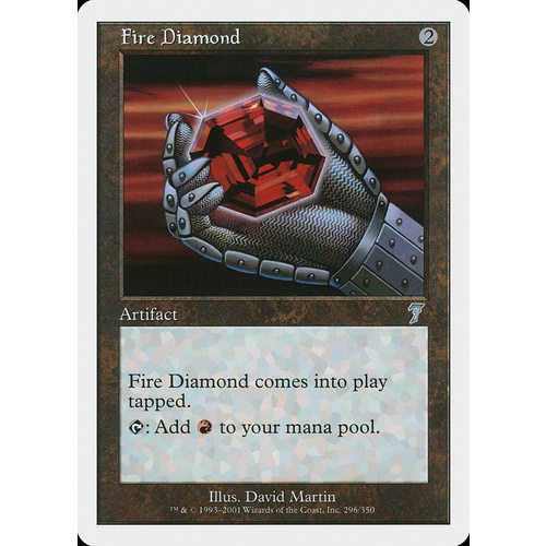 Fire Diamond FOIL - 7ED