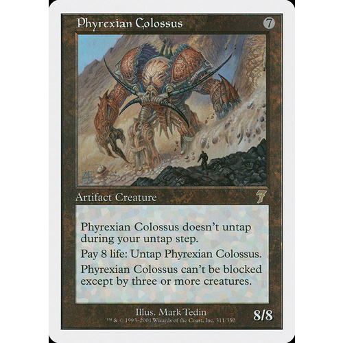 Phyrexian Colossus FOIL - 7ED