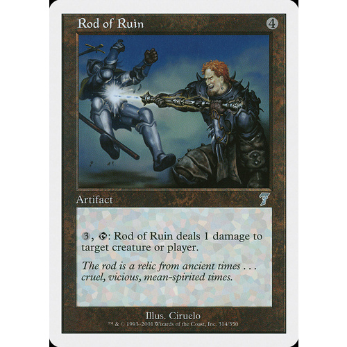 Rod of Ruin FOIL - 7ED
