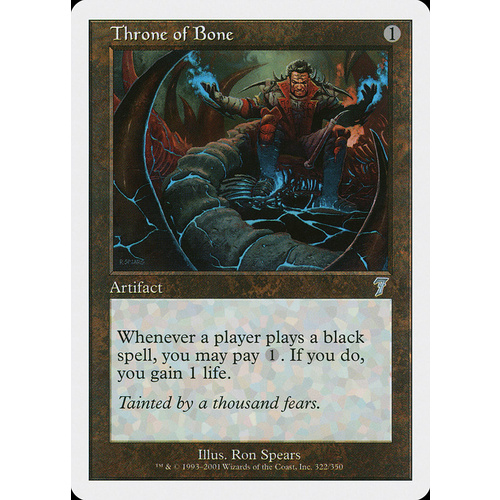 Throne of Bone FOIL - 7ED