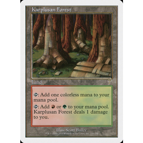 Karplusan Forest FOIL - 7ED