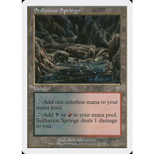 Sulfurous Springs FOIL - 7ED