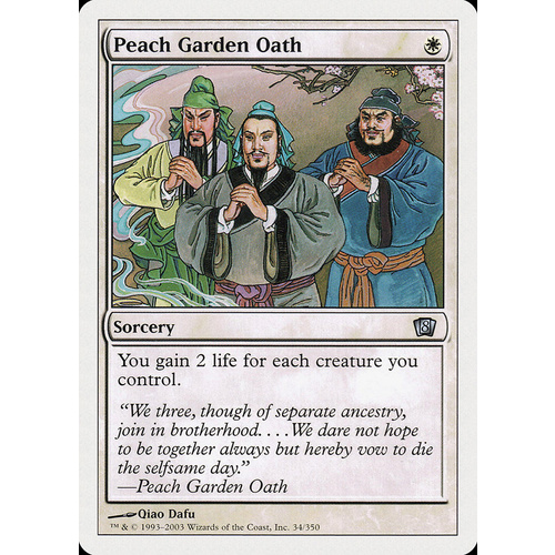 Peach Garden Oath - 8ED
