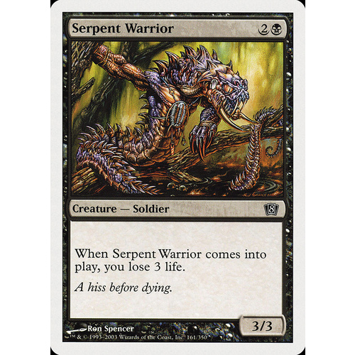 Serpent Warrior - 8ED