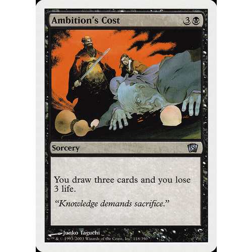 Ambition's Cost - 8ED