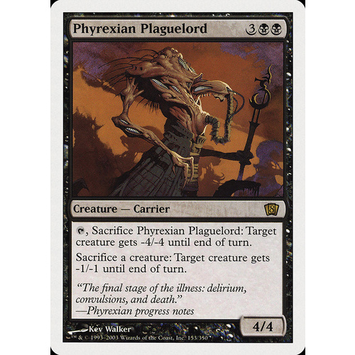 Phyrexian Plaguelord - 8ED