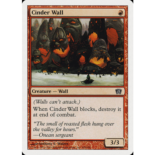 Cinder Wall - 8ED